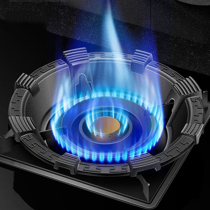 Kacheeg Household Gas Stove Gathering Fire Energy Saving Cover Kitchen Non-Slip Windscreen, Four-Jawed