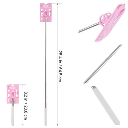 Portable Extension Pole for Car Driving Parking, White+Black, Pink+White, Blue+Gray, Purple+Gray