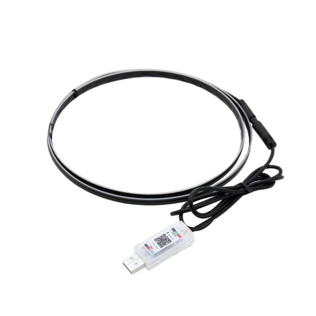 Car Interior Fiber Optic Cold Light RGB Ambient Lamp Center Phantom Footwell Atmosphere Lights, One To One 110cm, One To Two 110cm+35cm