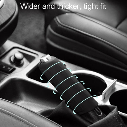 Automotive Universal Silicone Handbrake Handle Cover Brake Handle Decorative Protective Sleeve, Straight Sleeve, Oblique Sleeve