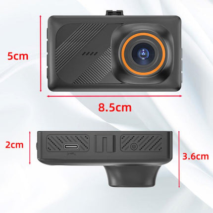 3-Inch Dual-Lens Front 4K + Rear 2K HD WiFi Connected Driving Recorder, A5