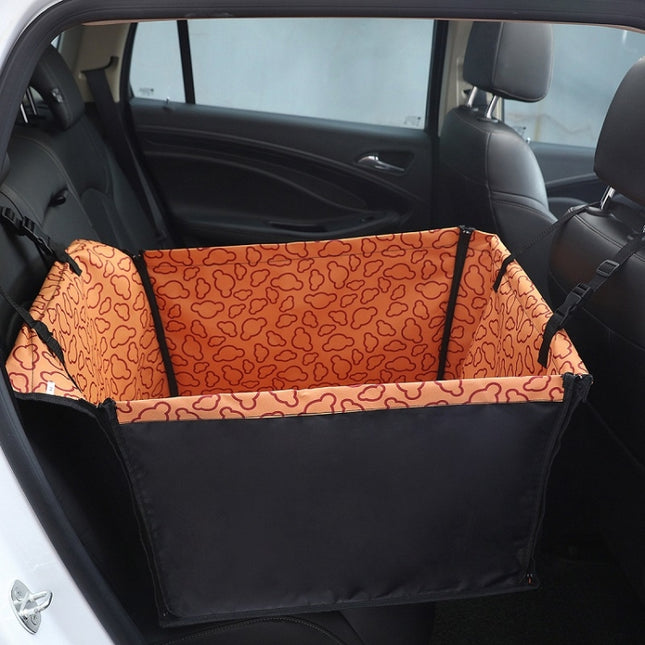 Car Single Seat Waterproof Pet Seat Protective Pad, Orange Cloud, Purple Cloud, Green Cloud