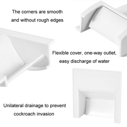 Bathroom Toilet Sewer Mouth Anti-mosquito Cockroach Baffle