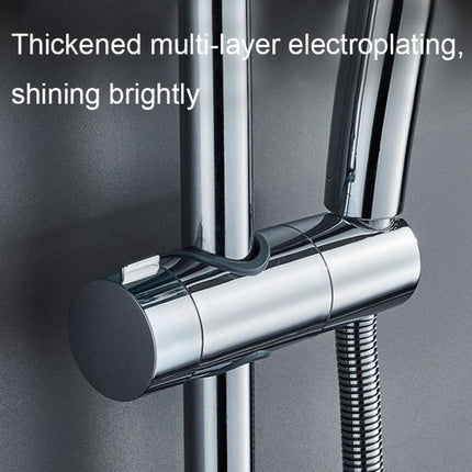 Straight-Buckle Adjustable Shower Bracket Shower Rod Lift Base Shower Head Rack