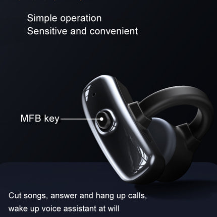 OpenBuds P2 Clip-On Bone Conduction Bluetooth Earphone Sports Music Wireless Earphone, P2
