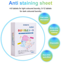 35pcs /Box KINBATA Anti-Dyeing And Anti-Color Transfer Laundry Color Absorbent Tablets