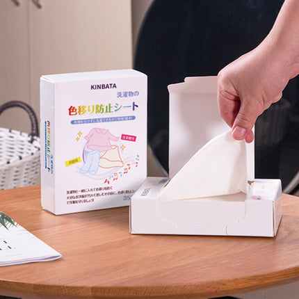 35pcs /Box KINBATA Anti-Dyeing And Anti-Color Transfer Laundry Color Absorbent Tablets
