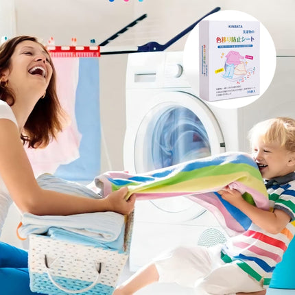 35pcs /Box KINBATA Anti-Dyeing And Anti-Color Transfer Laundry Color Absorbent Tablets