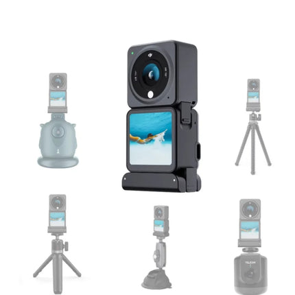 For DJI Osmo Action 4 / 3 / 2 Magnetic Adapter Tripod Connector, 1/4 Inch Thread, Bulge Mount