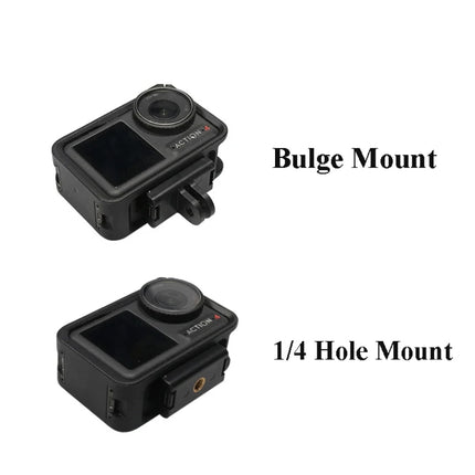 For DJI Osmo Action 4 / 3 / 2 Magnetic Adapter Tripod Connector, 1/4 Inch Thread, Bulge Mount