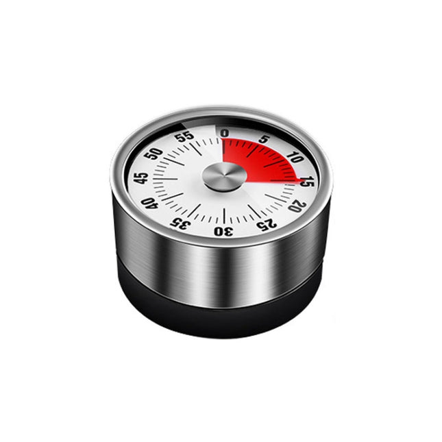 Kitchen Stainless Steel Mechanical Timer Student Time Management Reminder Baking Alarm Clock