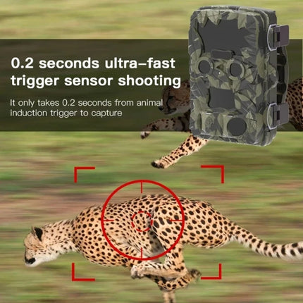 H8201 4K Dual Lens Infrared Camera 32MP HD Night Vision Monitoring Animal Field Outdoor Camera