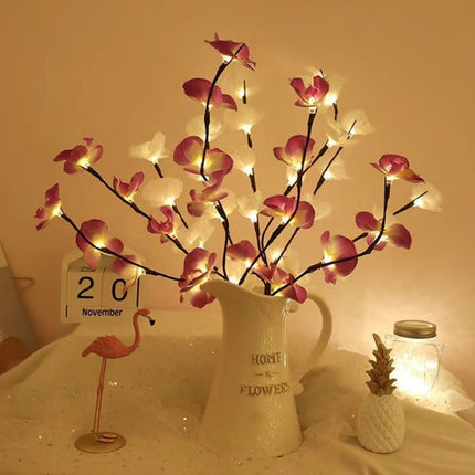 Butterfly Orchid Chandelier Room Bedroom Decoration Vase Lamp