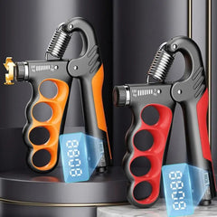 5-100kg Adjustable Hand Grip Strengthener Arm Muscle Exerciser, Electronic Counter Orange, Electronic Counter Red, Electronic Counter Gray, Mechanical Counter Orange, Mechanical Counter Red, Mechanical Counter Gray