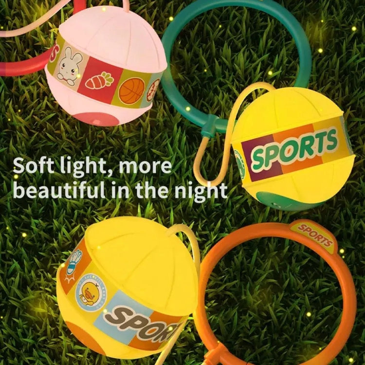 Kids Portable Glowing Ankle Skip Ball One Foot Bouncing Balls