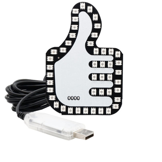 Car Interactive Finger Light Multi-function Warning Anti-rear Collision Light, Thumbs Up, Scissor Hand, OK