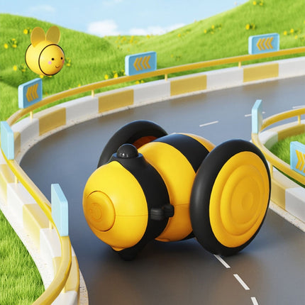Bee Shaped Cats Motorized Toys Intelligent Cats Teasing Pet Toy Stroller, 60 x 53 x 38mm