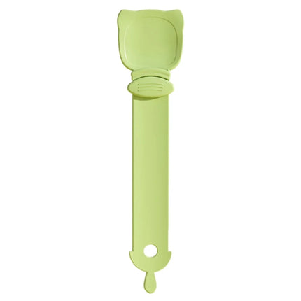 Cat Feeder Cat Strip Squeezer Pet Snack Minced Meat Feeding Spoon, Orange, Green, Beige