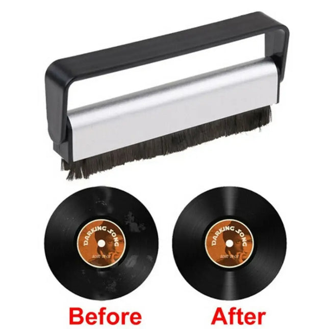 Vinyl Record Cleaning Brush Carbon Fiber Anti-Static Hanging Type Cleaning Tool, KCL-1906