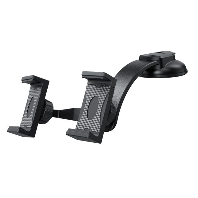 Car Dashboard Suction Cup Double Chuck Mobile Phone Holder