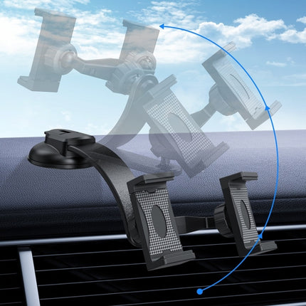 Car Dashboard Suction Cup Double Chuck Mobile Phone Holder