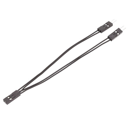 3pcs DuPont Terminal Wire DuPont 2.54 Connection Cable 2Pin 1 To 2 Wire One Female To Two Males, 10cm