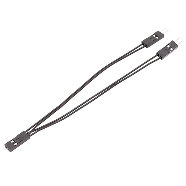 3pcs DuPont Terminal Wire DuPont 2.54 Connection Cable 2Pin 1 To 2 Wire One Female To Two Males, 10cm