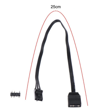 For Pirate Ship Controller Adapter Cable QL LL120 ICUE Divine Light Synchronization, 3Pin, 4Pin