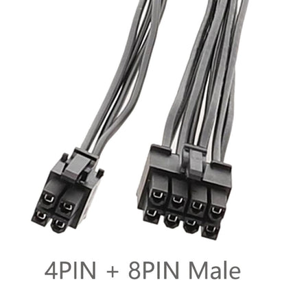 CPU 8Pin To 8+4Pin Adapter Cable Power Supply Motherboard Processor Power Cable, 20cm, 30cm