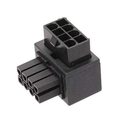 Motherboard CPU 8Pin Power Steering Connector Interface Steering Header 90 Degree Adaptor, Positive Bend A Type, Reverse Curve B Type