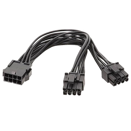 8P Female To Dual 6+2Pin Male Graphics Card Power Cable 8P To Dual 8P 1 To 2 Power Adapter Cable, 8P Female To Dual 6+2Pin Male