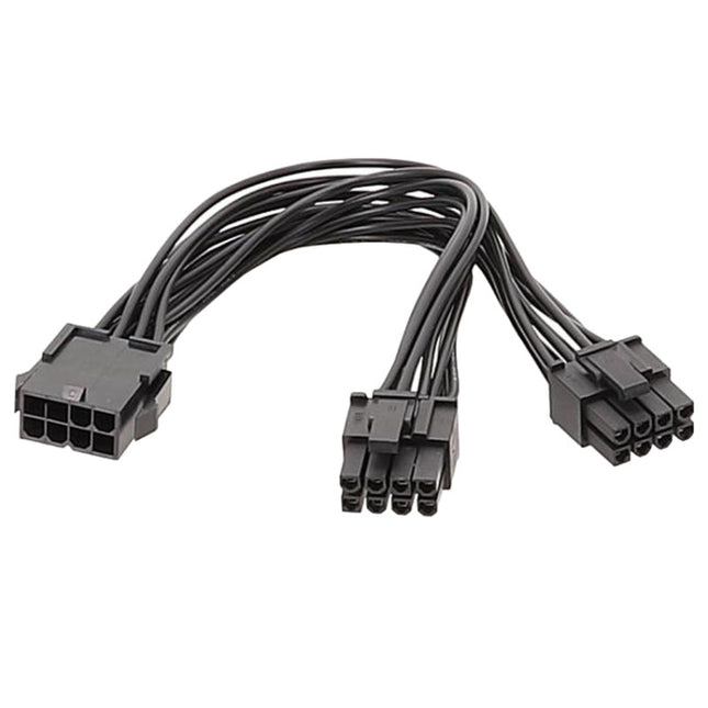 8P Female To Dual 6+2Pin Male Graphics Card Power Cable 8P To Dual 8P 1 To 2 Power Adapter Cable, 8P Female To Dual 6+2Pin Male