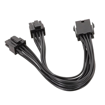 8P Female To Dual 6+2Pin Male Graphics Card Power Cable 8P To Dual 8P 1 To 2 Power Adapter Cable, 8P Female To Dual 6+2Pin Male