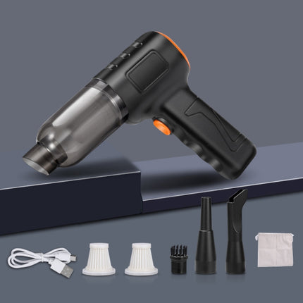 Car Vacuum Cleaner Large Suction Power Wireless Pump Inflatable Blower Handheld Small Vacuum Cleaner, Brush 200W+2 Filters+Storage Bag (Black), Brush 200W+3 Filters+Air Bag (Black), Brushless 260W+2 Filters+Storage Bag (Black)                          ...