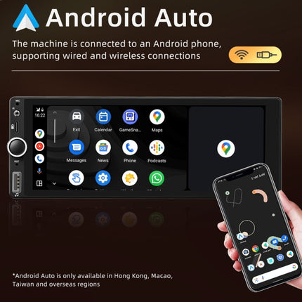 Car Universal Radio Wireless Bluetooth Hands-Free Android Navigation