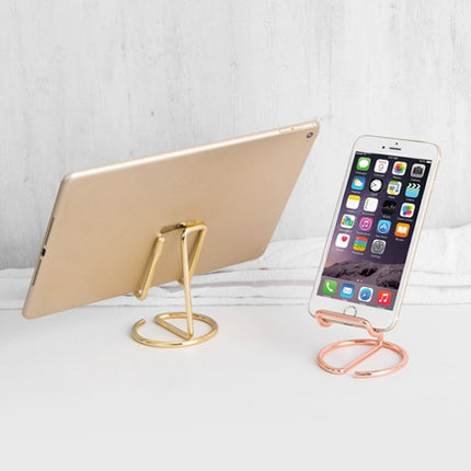 Wrought Iron Stable Desktop Tablet Phone Lazy Stand Office Business Card Holder