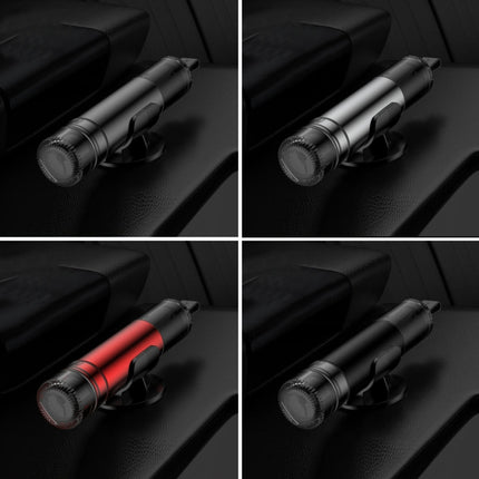Car Glass Safety Hammer Multifunctional Emergency Escape Tool, Gray, Silver, Red, Black