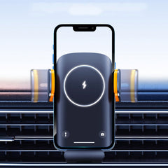 Smart Induction Wireless Charger Car Cell Phone Holder Solar Fast Charging Air Vent Navigation Stand