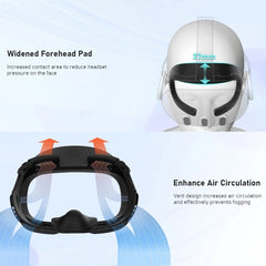 AMVR Q3FC1 For Meta Quest3 Mask Ice Silk Breathable Leather Material