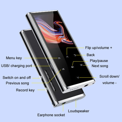 M27 1.8 Inch Bluetooth MP3/MP4 Music Player E-Book Recorder, 4GB, 8GB, 16GB, 32GB