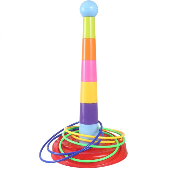 Night Market Stall Detachable Throwing Hoop Toys Children Parent-Child Games, 1 Tower 3 Circles, 1 Tower 9 Circles, 1 Tower+12 Circles, 1 Tower 18 Circles, 1 Tower 24 Circles, 1 Tower+36 Circles, 2 Towers 30 Circles, 2 Towers 48 Circles