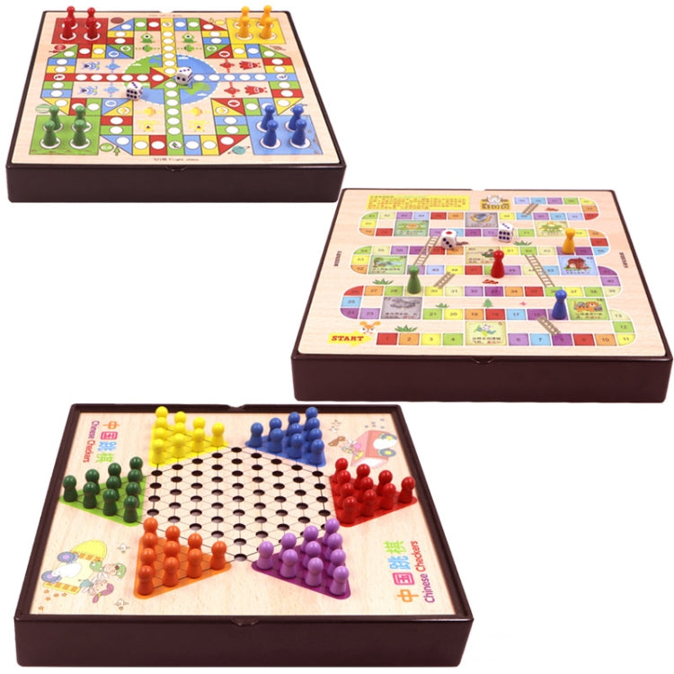Wooden Multifunctional Parent-Child Interactive Children Educational Chessboard Toy Set, 2 in 1 A Model, 2 in 1 B Model, 2 in 1 C Model, 3 in 1 A Model, 3 in 1 B Model, 3 in 1 D Model, 3 in 1 E Model, 3 in 1 F Model, 4 in 1 C Model, 4 in 1 D Model�����...
