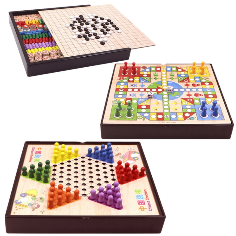 Wooden Multifunctional Parent-Child Interactive Children Educational Chessboard Toy Set, 2 in 1 A Model, 2 in 1 B Model, 2 in 1 C Model, 3 in 1 A Model, 3 in 1 B Model, 3 in 1 D Model, 3 in 1 E Model, 3 in 1 F Model, 4 in 1 C Model, 4 in 1 D Model�����...