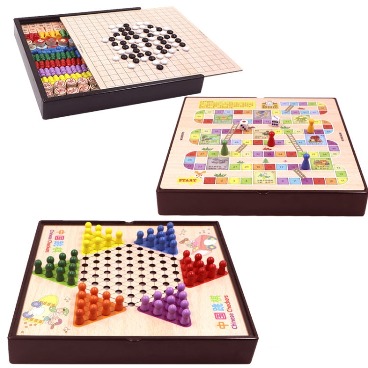 Wooden Multifunctional Parent-Child Interactive Children Educational Chessboard Toy Set, 2 in 1 A Model, 2 in 1 B Model, 2 in 1 C Model, 3 in 1 A Model, 3 in 1 B Model, 3 in 1 D Model, 3 in 1 E Model, 3 in 1 F Model, 4 in 1 C Model, 4 in 1 D Model�����...