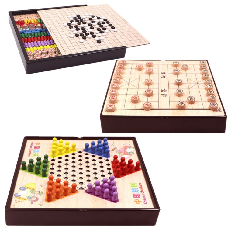 Wooden Multifunctional Parent-Child Interactive Children Educational Chessboard Toy Set, 2 in 1 A Model, 2 in 1 B Model, 2 in 1 C Model, 3 in 1 A Model, 3 in 1 B Model, 3 in 1 D Model, 3 in 1 E Model, 3 in 1 F Model, 4 in 1 C Model, 4 in 1 D Model�����...