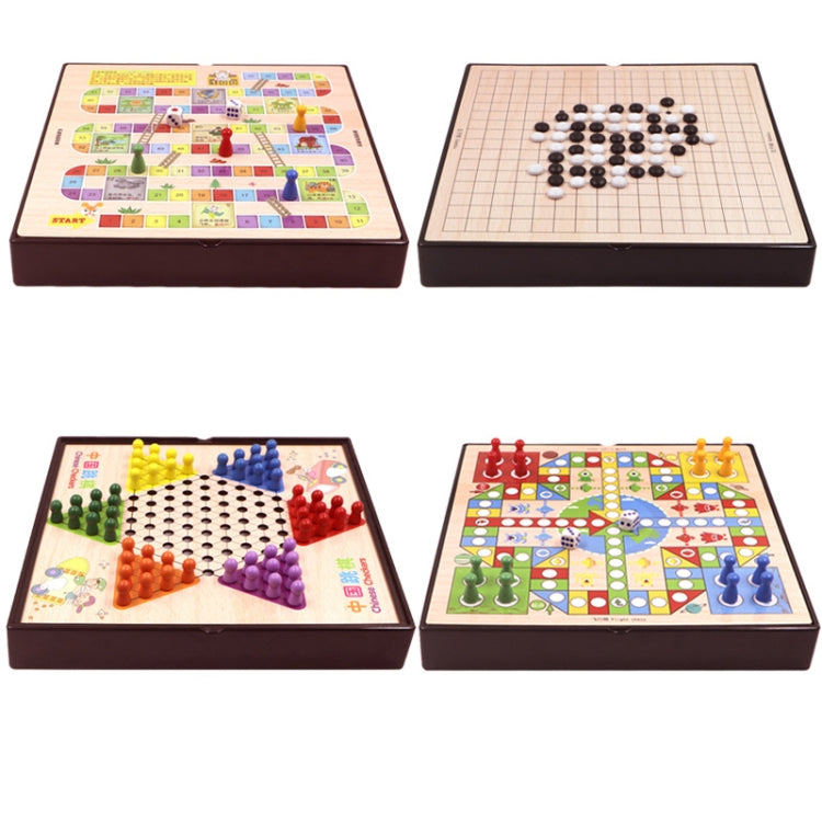 Wooden Multifunctional Parent-Child Interactive Children Educational Chessboard Toy Set, 2 in 1 A Model, 2 in 1 B Model, 2 in 1 C Model, 3 in 1 A Model, 3 in 1 B Model, 3 in 1 D Model, 3 in 1 E Model, 3 in 1 F Model, 4 in 1 C Model, 4 in 1 D Model�����...
