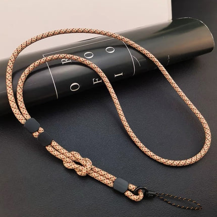 Dual-use Detachable Adjustment Mobile Phone Lanyard Anti-lost Wrist Rope, Light Brown, Black and Blue, Pink