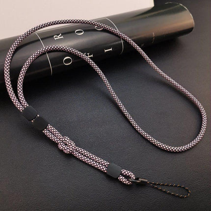 Dual-use Detachable Adjustment Mobile Phone Lanyard Anti-lost Wrist Rope, Light Brown, Black and Blue, Pink