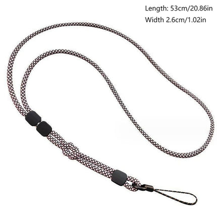 Dual-use Detachable Adjustment Mobile Phone Lanyard Anti-lost Wrist Rope, Light Brown, Black and Blue, Pink