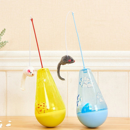 Cat Toy Ball Cat Stick Self-stimulation Boredom Relief Food Leakage Tumbler